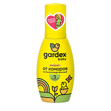 Купить Gardex Baby Детский спрей от комаров от 3-х мес 75 мл 1 шт цена