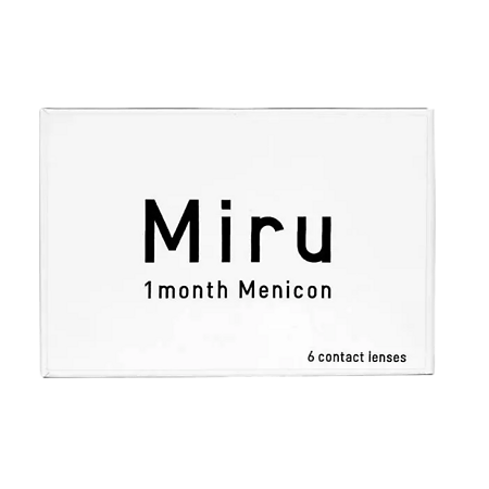 Контактные линзы мягкие Miru 1 month Menicon -5,00/8,3/6 шт. на месяц