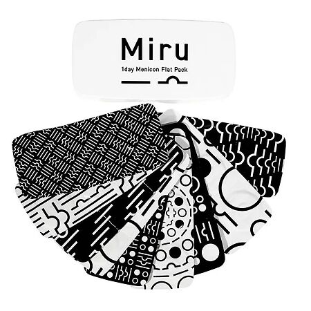 Контактные линзы Miru 1day Menicon Flat Pack -2,00/8,6/30 шт. однодневные