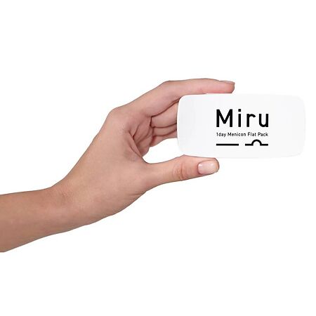 Контактные линзы Miru 1day Menicon Flat Pack -4,75/8,6/30 шт. однодневные
