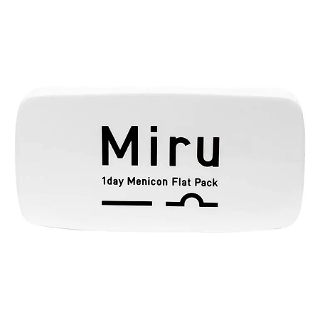 Контактные линзы Miru 1day Menicon Flat Pack -7,00/8,6/30 шт. однодневные