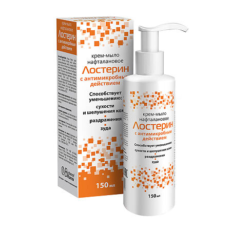 Изображение товара Лостерин крем-мыло нафталановое фл. 150 мл 1 шт