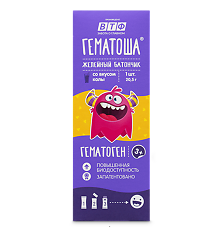 Купить Гематоша батончик желейный массой 20,5 г вкус колы стик 1 шт цена