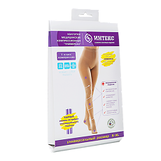 Купить Колготки компрессионные Интекс Универсал 1 класса компрессии черные 1 шт цена