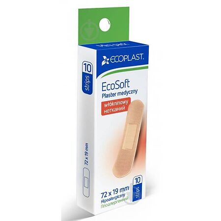 Ecoplast Набор мягких пластырей EcoSoft mini 72х19 10 шт