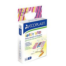 Изображение товара Набор водостойких пластырей Fantasy tatoo 10 шт 60х20 мм