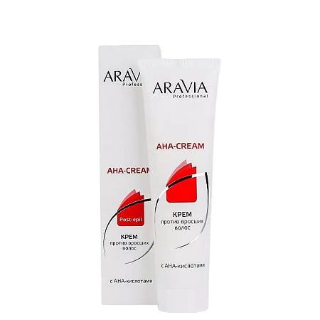 Изображение товара Aravia Professional Крем против вросших волос с АНА кислотами туба 100 мл 1 шт