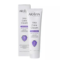 Купить Aravia Professional Вита-крем для рук и ногтей защитный Vita Care Cream с пребиотиками и ниацинамидом 100 мл 1 шт цена