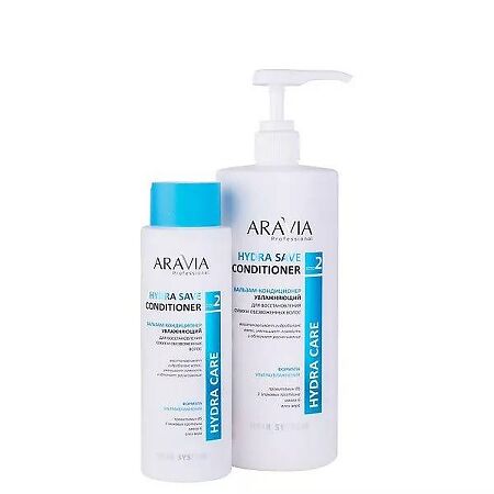 Aravia Professional Бальзам-кондиционер увлажняющий для восстановления сухих обезвоженных волос Hydra Save Conditioner 400 мл 1 шт