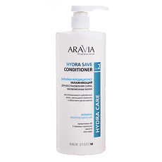 Купить Aravia Professional Бальзам-кондиционер увлажняющий для восстановления сухих обезвоженных волос Hydra Save Conditioner 1000 мл 1 шт цена
