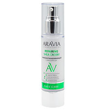 Купить Aravia Laboratories Крем восстанавливающий с маслом ши Repairing Shea Cream 50 мл 1 шт цена