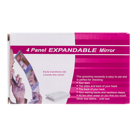 Ypsed Зеркало косметическое 4-х панельное для нанесения камуфляжа 1 шт