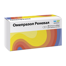 Купить Омепразол Реневал капсулы кишечнорастворимые 20 мг 30 шт цена
