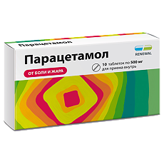 Купить Парацетамол Реневал таблетки 500 мг 10 шт цена