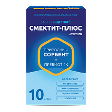 Купить Минералдетокс Смектит-Плюс порошок для приема внутрь по 3,17 г саше 10 шт цена