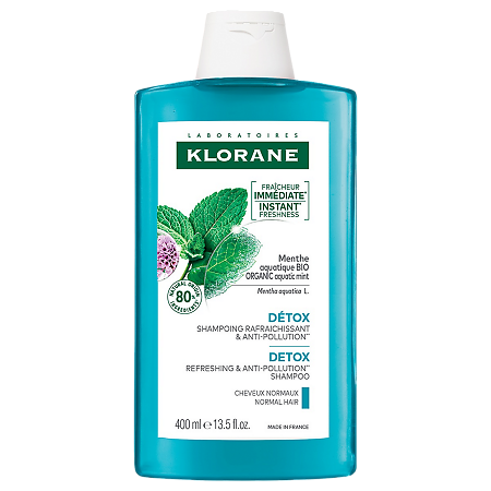 Klorane шампунь-детокс с экстрактом водной Мяты 400 мл 1 шт