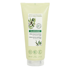Купить Klorane крем для душа питальный молочко миндаля с органическим маслом Купуасу 200 мл 1 шт цена