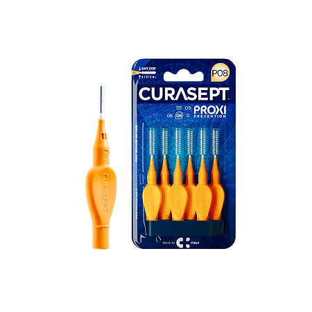 Изображение товара Curasept Proxi Prevention Ёршики межзубные P08 светло-оранжевые 6 шт