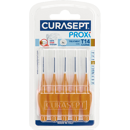 Изображение товара Curasept Proxi T14 Cone Ocra/Dark Gold межзубной ершик 1 шт