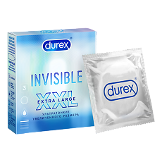 Изображение товара Презервативы Durex Invisible XXL из натурального латекса ультратонкие 3 шт