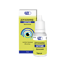 Изображение товара Дорзоламид-Оптик капли глазные 20 мг/мл 5 мл фл-кап 1 шт