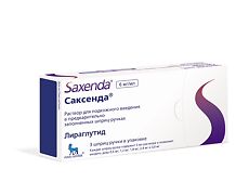 Купить Саксенда раствор для п/к введ 6 мг/мл 3 мл картриджи в шприц-ручках 3 шт цена