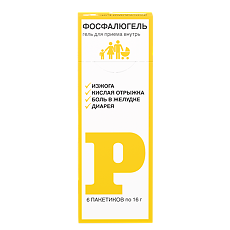 Изображение товара Фосфалюгель гель для приема внутрь стики 6 шт