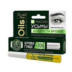 Купить Золотой Шелк Масло Усьмы для роста бровей 7 мл 1 шт цена