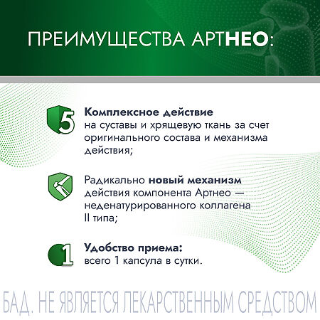 Артнео / Artneo капсулы массой 585 мг 30 шт