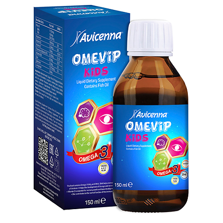 Авиценна ОмеВип Кидс сироп для детей 150 мл 1 шт