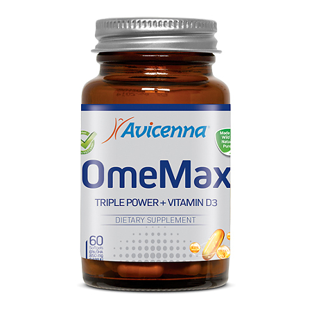 Авиценна ОмеМакс с витамином D3 капсулы массой 1721 мг 60 шт