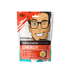 Купить Vitime Gummy Energy Мармеладные жевательные пастилки массой 5 г 15 шт цена