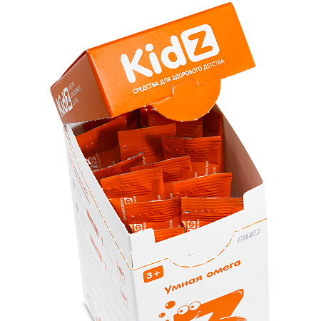 Кидз (Kidz) Умная Омега 3+ стики по 10 мл 14 шт