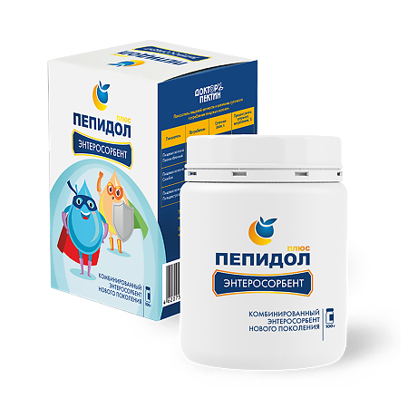 Изображение товара Пепидол плюс порошок в банке 100 г для поддержки ЖКТ и пищеварения