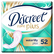 Купить Discreet Прокладки ежедневные Zone Plus Waterlily 52 шт цена