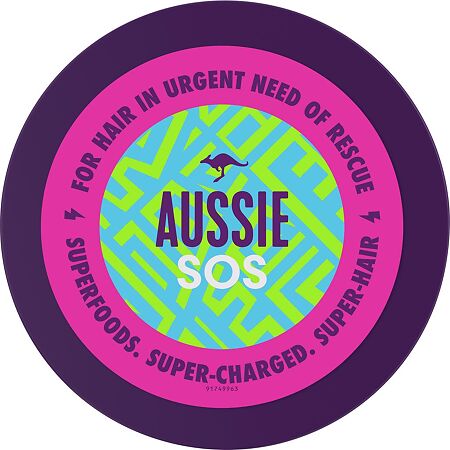 Aussie SOS Маска для волос Суперзаряженное увлажнение, 450 мл 1 шт
