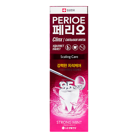 Perioe Зубная паста Clinx Cooling mint против образования зубного камня 100 г 1 шт