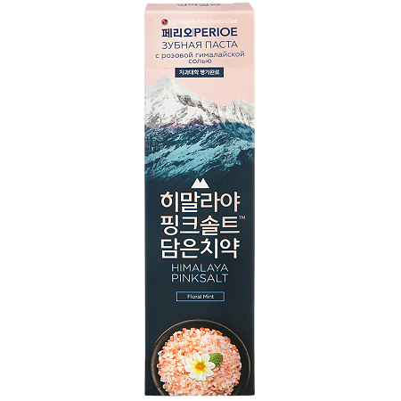 Perioe Зубная паста Himalaya Pink Salt Floral Mint с гималайской солью 100 г 1 шт