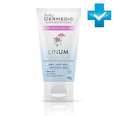 Купить Dermedic Emolient Linum Baby Защитный крем для детей с первых дней жизни SPF15 50 г 1 шт цена