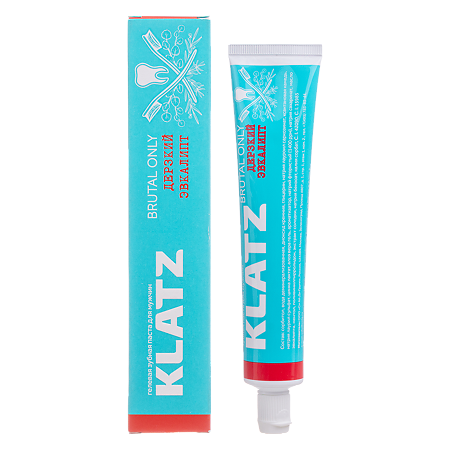 Klatz Зубная паста для мужчин Brutal Only Дерзкий эвкалипт 75 мл 1 шт
