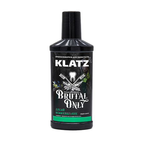 Klatz Ополаскиватель для полости рта Brutal Only Дикий можжевельник 250 мл 1 шт