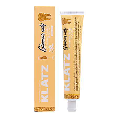 Klatz Зубная паста для девушек Glamour Only Соблазнительный просекко без фтора 75 мл 1 шт