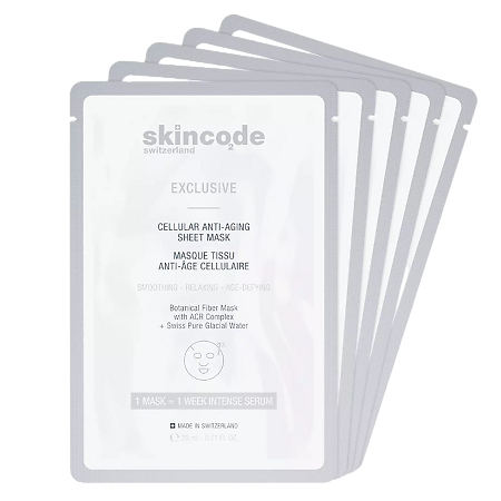 Skincode Exclusive Клеточная антивозрастная маска 20 мл 5 шт