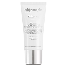Купить Skincode Exclusive Крем увлажняющий и матирующий тонирующий SPF15 30 мл 1 шт цена