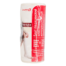 Купить Бинт Лаума эластичный медицинский СР с застежкой 10 см х 0,6 м 1 шт цена