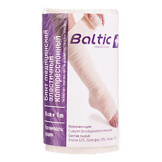 Купить Бинт Baltic medical медицинский эластичный компрессионный СР 8 см х 1,0 м 1 шт цена