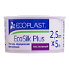 Ecoplast Пластырь EcoFilm plus медицинский фиксирующий текстильный 2,5 см х 5 м 1 шт