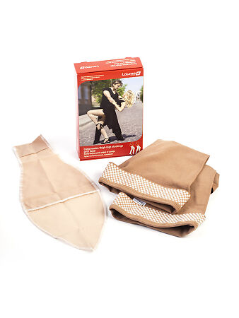 Чулки Лаума с резинкой с мыском медицинские компрессия кл.2 натур. р.4K AG309 1 уп