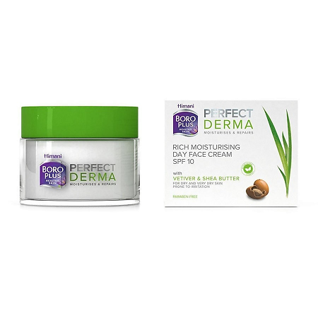 Изображение товара Боро Плюс Перфект Дерма Дневной крем для лица интенсивный увлажняющий с ветивером и маслом ши SPF10 50 мл 1 шт
