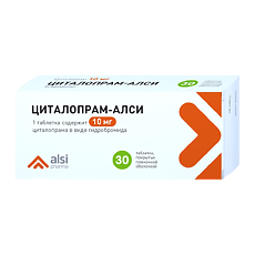 Изображение товара Циталопрам-АЛСИ таблетки покрыт.плен.об. 10 мг 30 шт